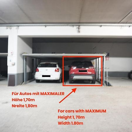 Neu Modernes Apartment In Top Lage, Free Parking Max 1,65M Hoehe Und 1,8M Breite Karlsruhe Exterior foto